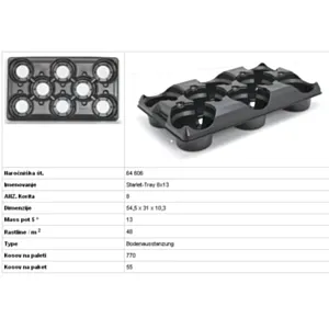 BACHMANN 64606 -G.PLATO 8 x 13CM vgreznjeni (55komX14=770/pal)