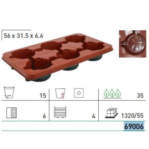 BACHMANN 69006 - TRANS.PLATO 6x15cm (55kom x 24#=1.320)