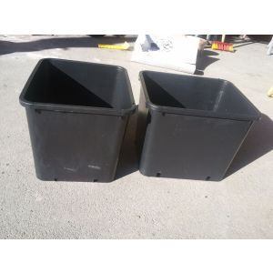 BAMAP- VASO QUADRO 27x32x25 /NERO/črna/16L