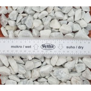 Z. Bianco Carrara (22-30 mm) 25kg/1 - Beli marmorni pesek