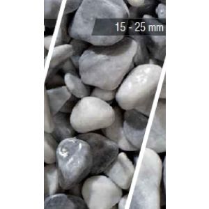 Vetisa-Ciottolo Bardiglio 25KG (15-25 mm) 48/p -Sivi m. prod