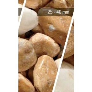 Z. Ciottolo Giallo Siena (25-40 mm) 25kg - Rumen okrogli pesek