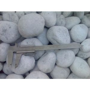 NU-Ciottolo Bianco Carrara 25kg (60-100 mm) Beli okrogli pesek - 60/pal