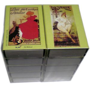 Vžigalice-CLASSIC 38 vžigalic/4,4cm dolžine/ 10/1 / PAK