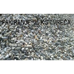 Vetisa- Rečni prod-Savski 25KG (16-32 mm)/48/EP Sivo-beli prod