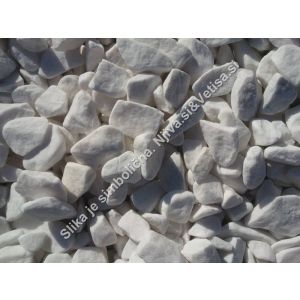 Vetisa- Snežno beli prodniki 25KG ( 20-40 mm) 48/p -Bel prod