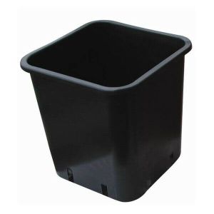 BAMAP- VASO QUADRO 22x22x26/NERO/črna/11L/800/P