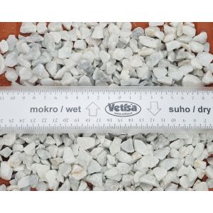 Vetisa- Bianco Carrara  25KG (9-12 mm)-48/p- Beli marm. p.