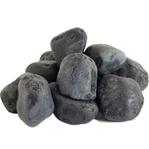 Vetisa- Ciottolo Nero Ebano 25KG (40-60 mm) 48/p-Črni prodniki