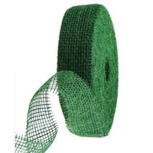 Reimann-DEKORATIVNI TRAK- JUTA 5 cm širina/dolžina 25 m/rola- TEMNO ZELENE BARVE