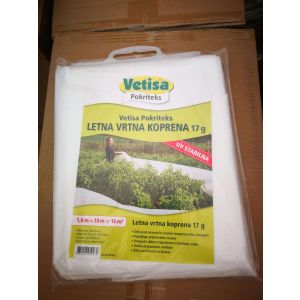 Vetisa- Pokriteks Vrtna koprena Letna 17 g (1,6 m x10m)-Cena/kom
