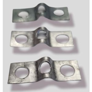 Vetisa - sponka za pritrditev panelne ograje, 12 mm, jeklo, nepobarvano