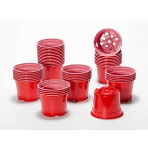 SOPARCO- Lončki DUO 12 cm/5/RED/RDEČI 570 x30= 17.100 kom