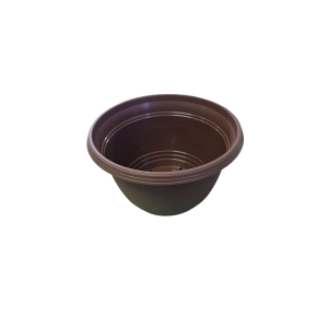 Rjav - viseči cvetlični lonec 25 cm