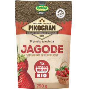 VETISA -PIKOGRAN 100% Organsko gnojilo za JAGODE - 750g vrečka - NOVA VREČKA