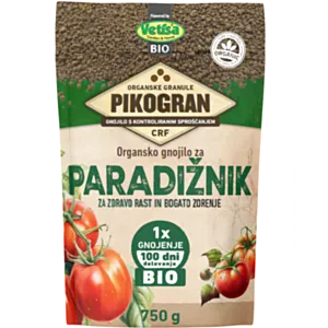 VETISA -PIKOGRAN 100% Organsko gnojilo za PARADIŽNIK - 750g vrečka - NOVA VREČKA