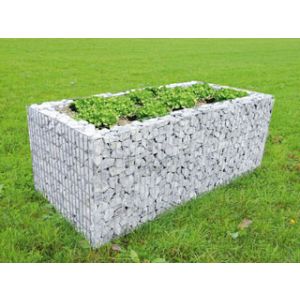 Gabion-visoka greda iz kamenja, dol. 200 cm x širina 100 x višina 80 cm,5x10