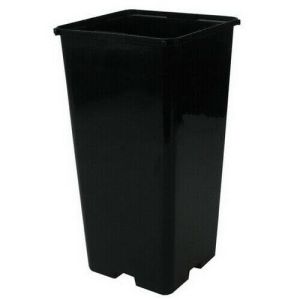 BAMAP- VASO QUADRO 11,5x11,5x21,5/nero/črna/1,8L/9000/P