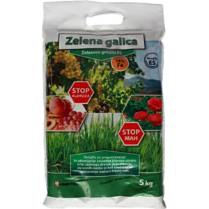 Zelena Galica 5kg, stop mah, stop kloroza, železovo gnojilo 18%