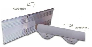 Aluminijasti robniki-Alubord